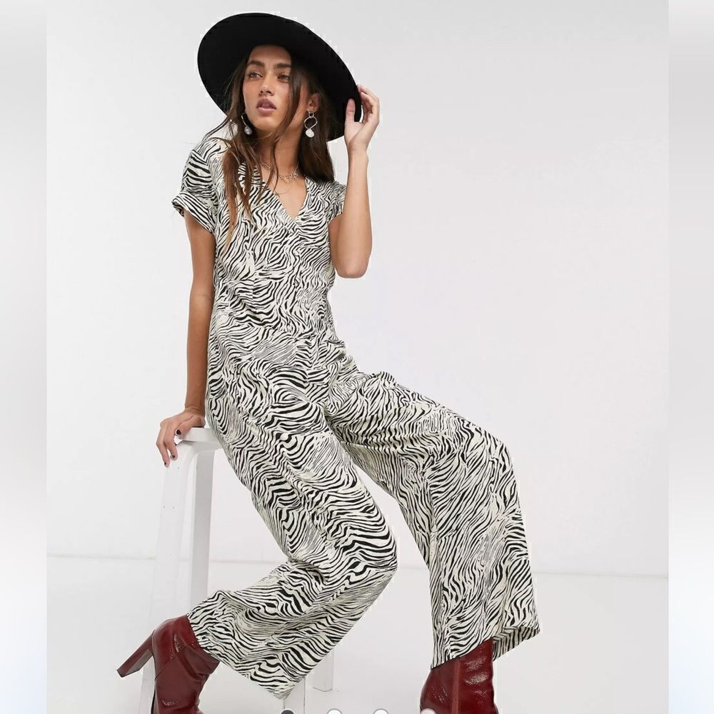 Capulet Riley Zebra Swirl Jumpsuit Women’s Small